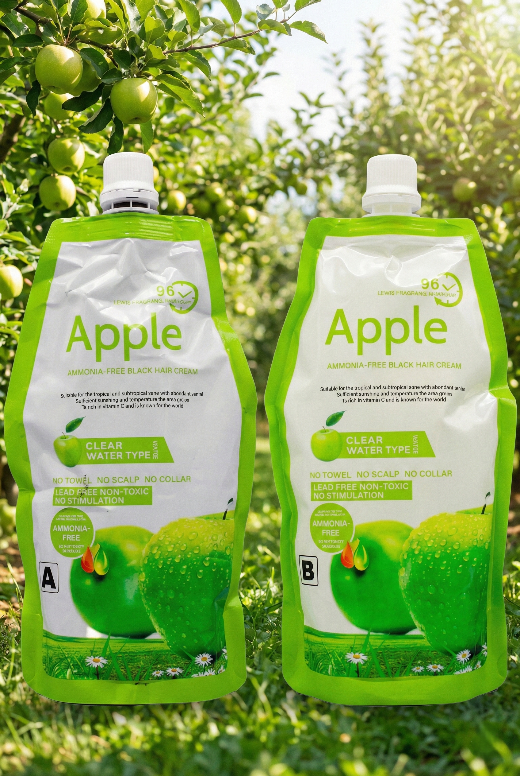 Apple Hair Color Cream - 1000 ml